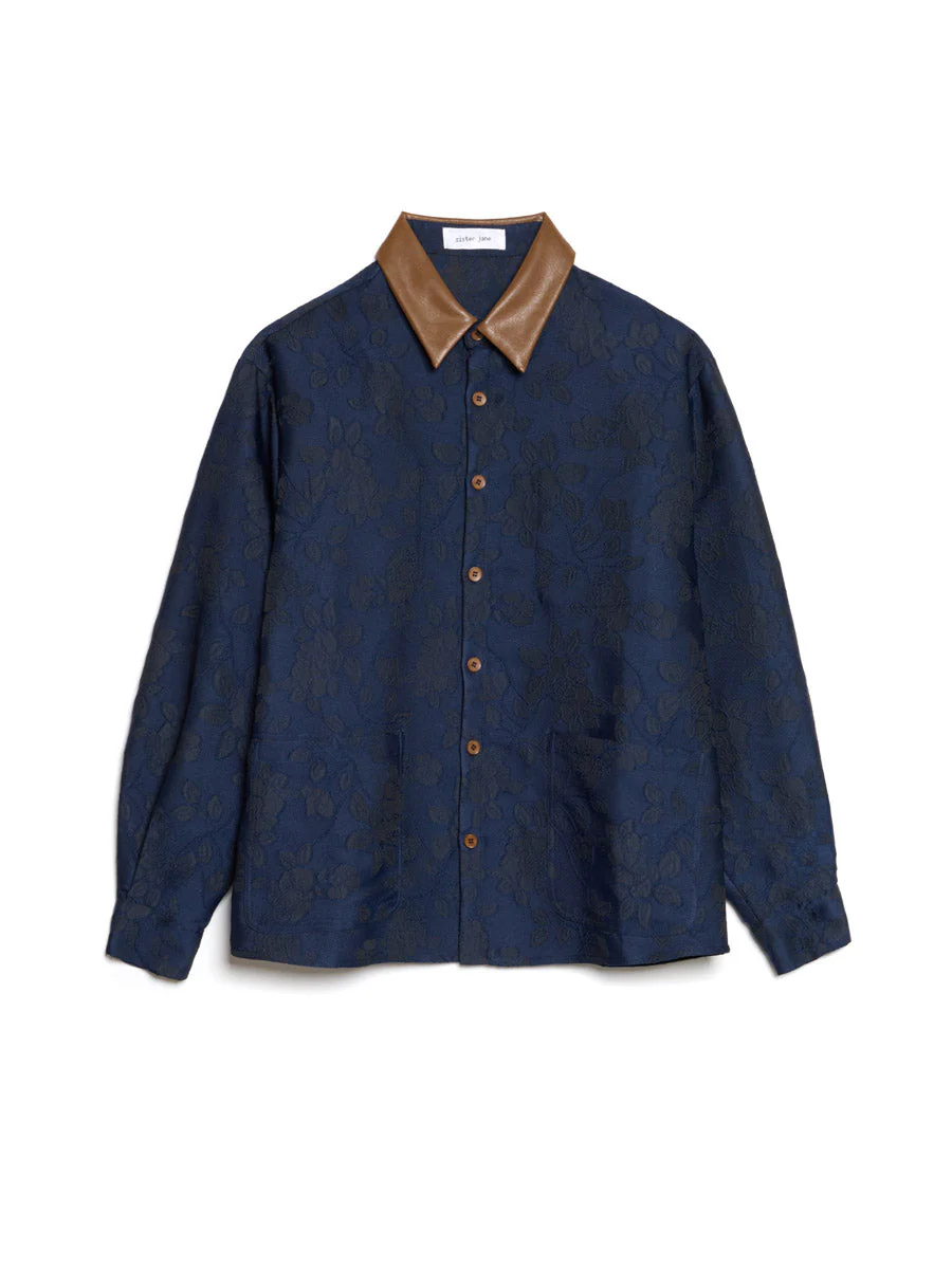 Dinah Jacquard Overshirt - Image 7