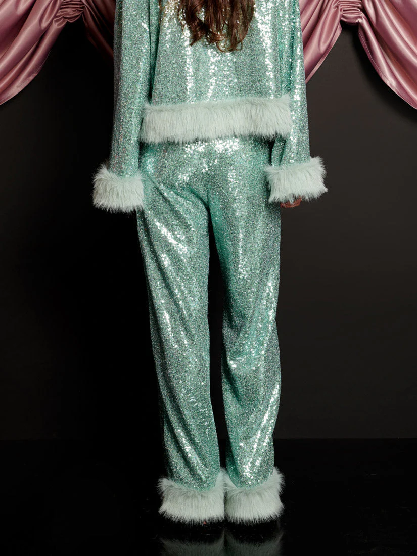 Disco Darling Sequin Trousers - Image 3