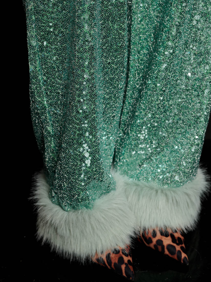 Disco Darling Sequin Trousers - Image 6