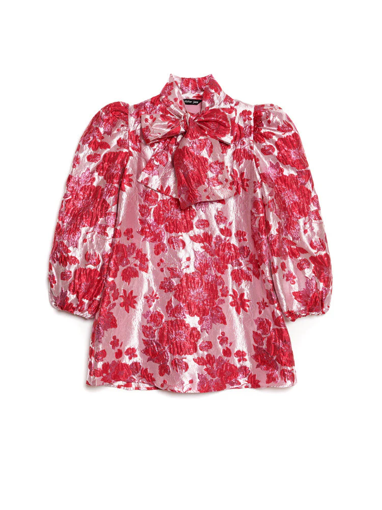 Dolly Jacquard Mini Dress - Image 7