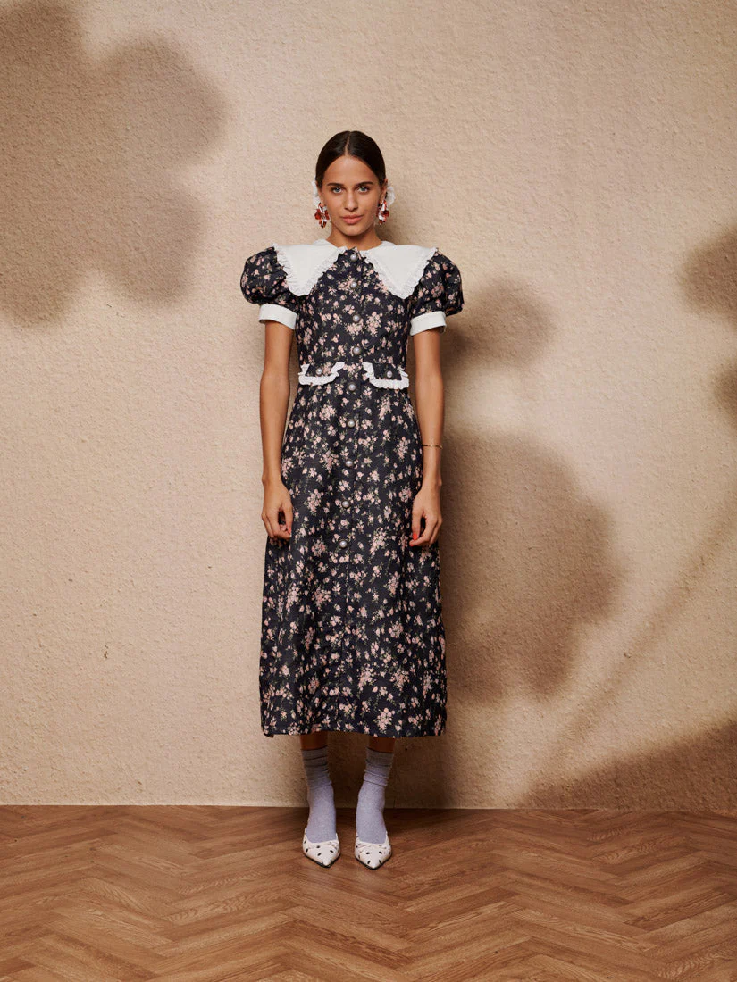 Eclipse Ditsy Midi Dress - Image 4