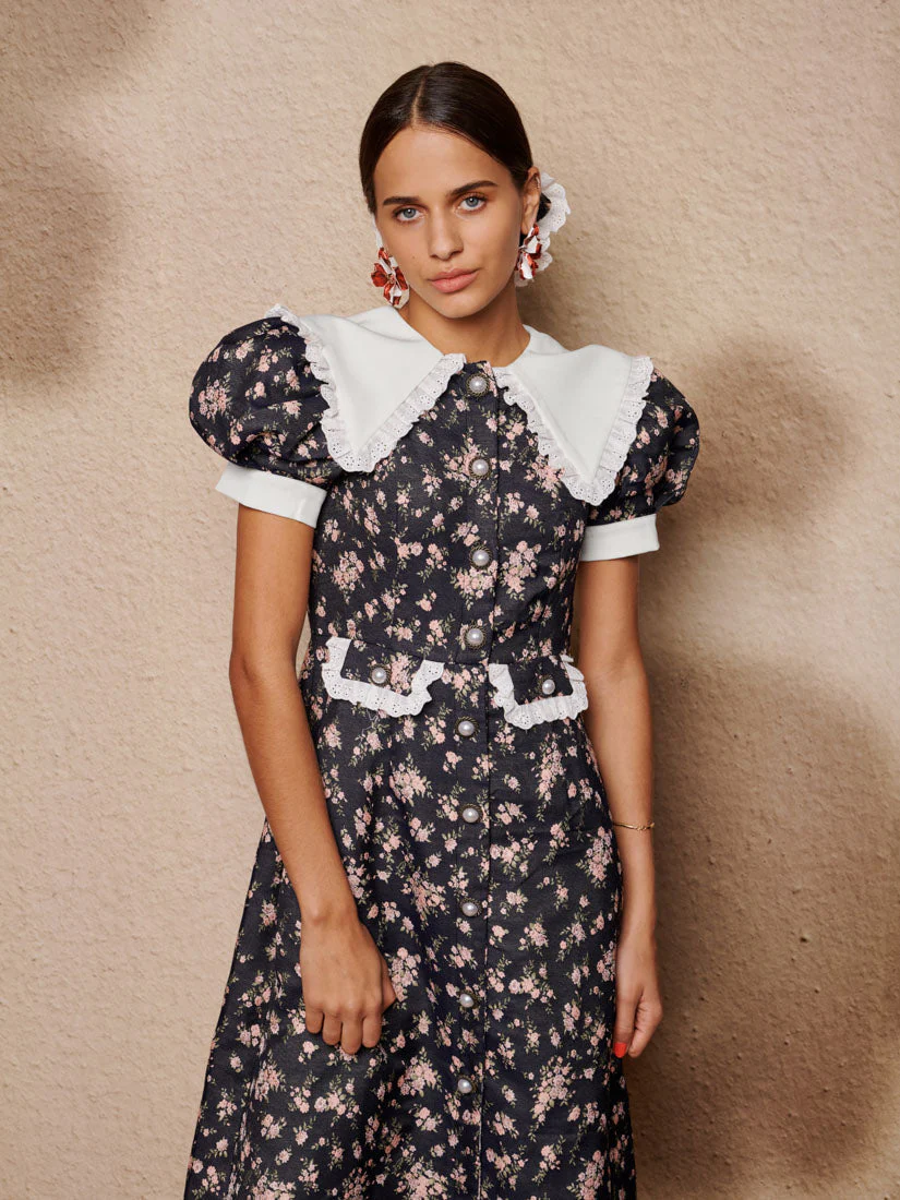 Eclipse Ditsy Midi Dress - Image 5