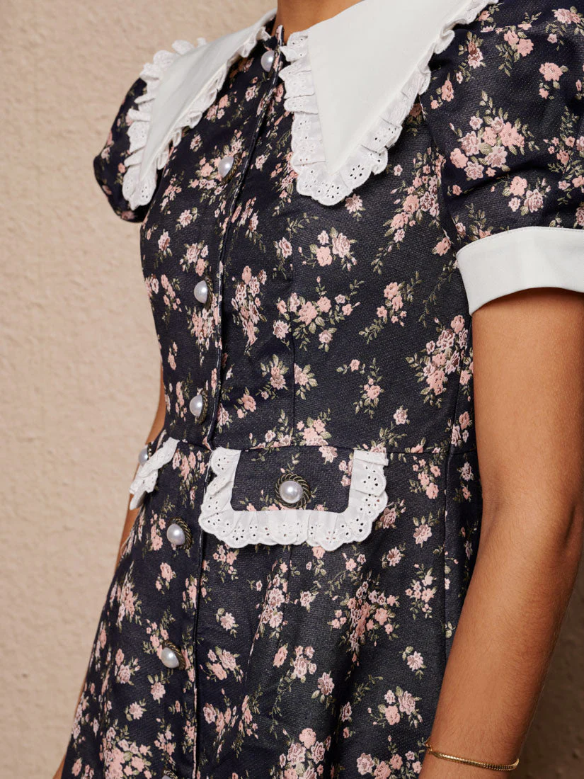 Eclipse Ditsy Midi Dress - Image 6