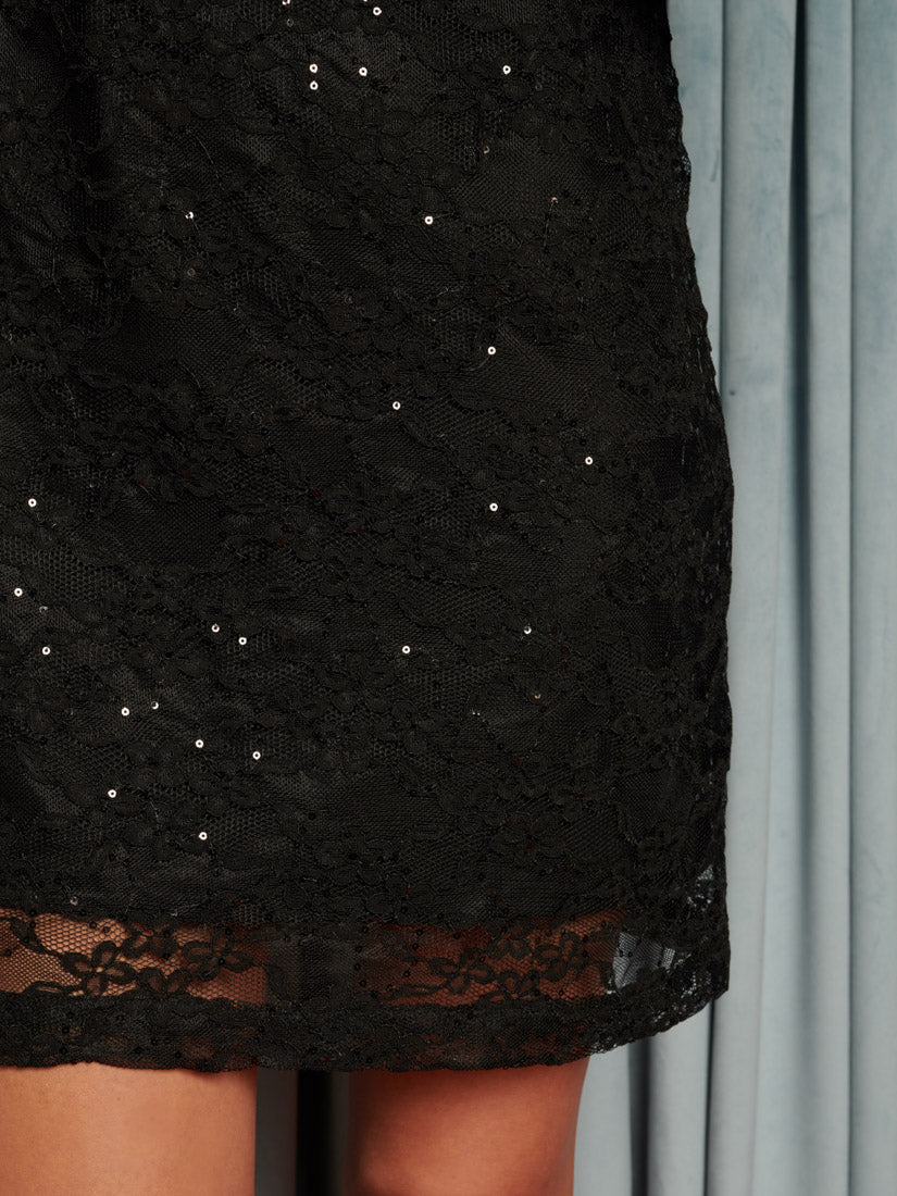 Eclipse Lace Mini Dress - Image 6