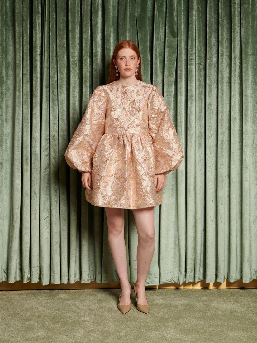 <b>DREAM</b> Elsewhere Jacquard Mini Dress - Image 4