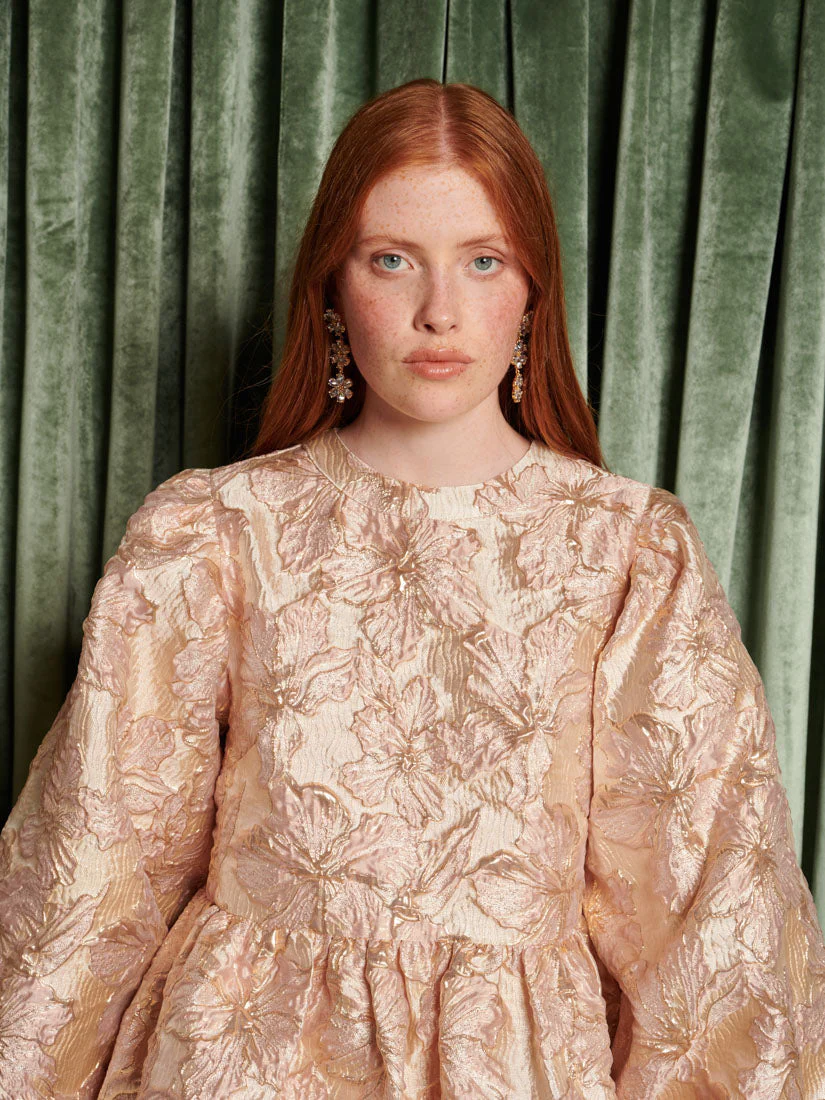 <b>DREAM</b> Elsewhere Jacquard Mini Dress - Image 5