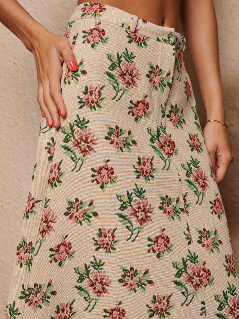 Ember Tapestry Midi Skirt - Image 5