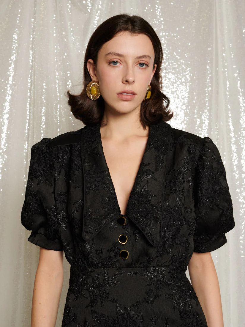 Eternal Jacquard Mini Dress - Image 5