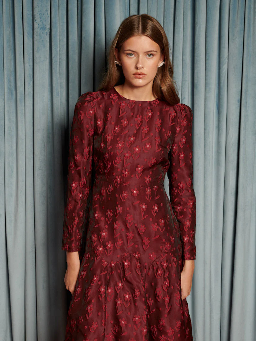 Fade Floral Midi Dress - Image 5