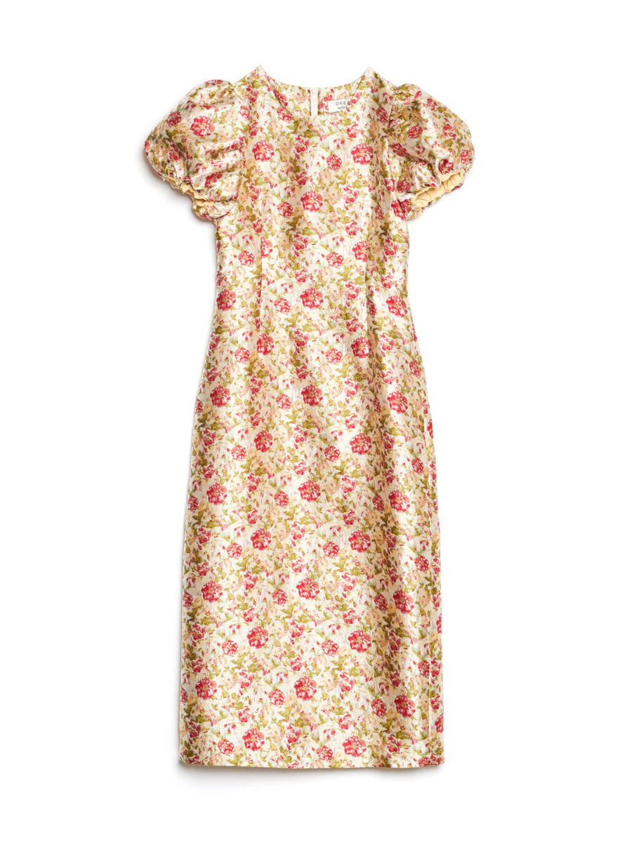 <b>DREAM</b> Forest Echo Jacquard Midi Dress - Image 7