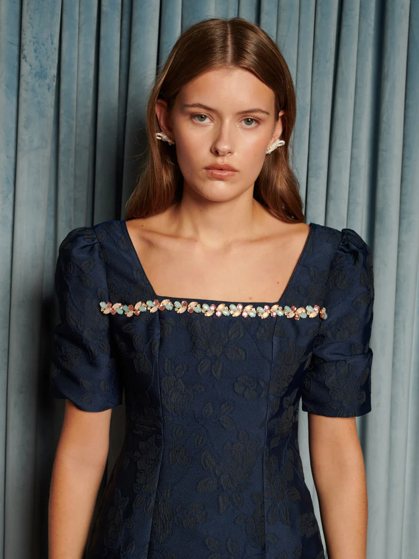 Frame Jacquard Mini Dress - Image 5