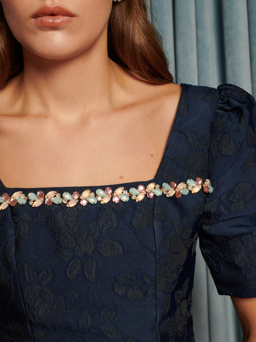 Frame Jacquard Mini Dress - Image 6
