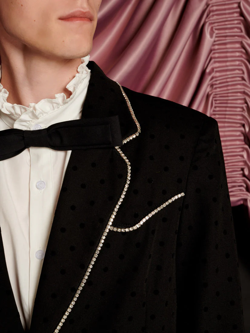 Frankie Polka Dot Single Breasted Blazer - Image 8