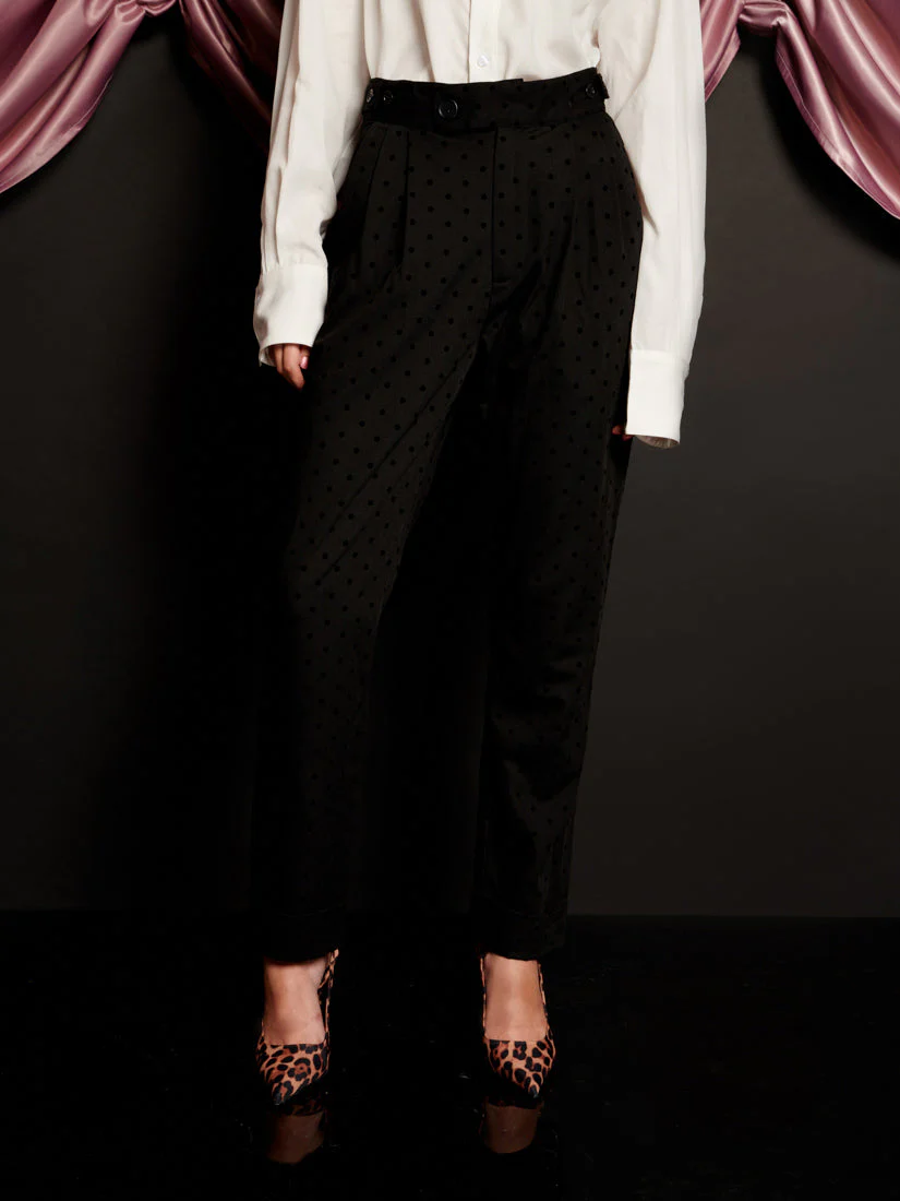 Frankie Polka Dot Tailored Trousers - Image 3