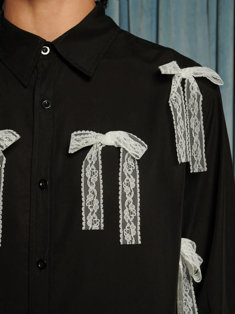 Gibson Lace Bow Shirt - Image 8