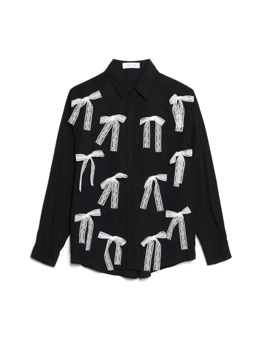 Gibson Lace Bow Shirt - Image 9
