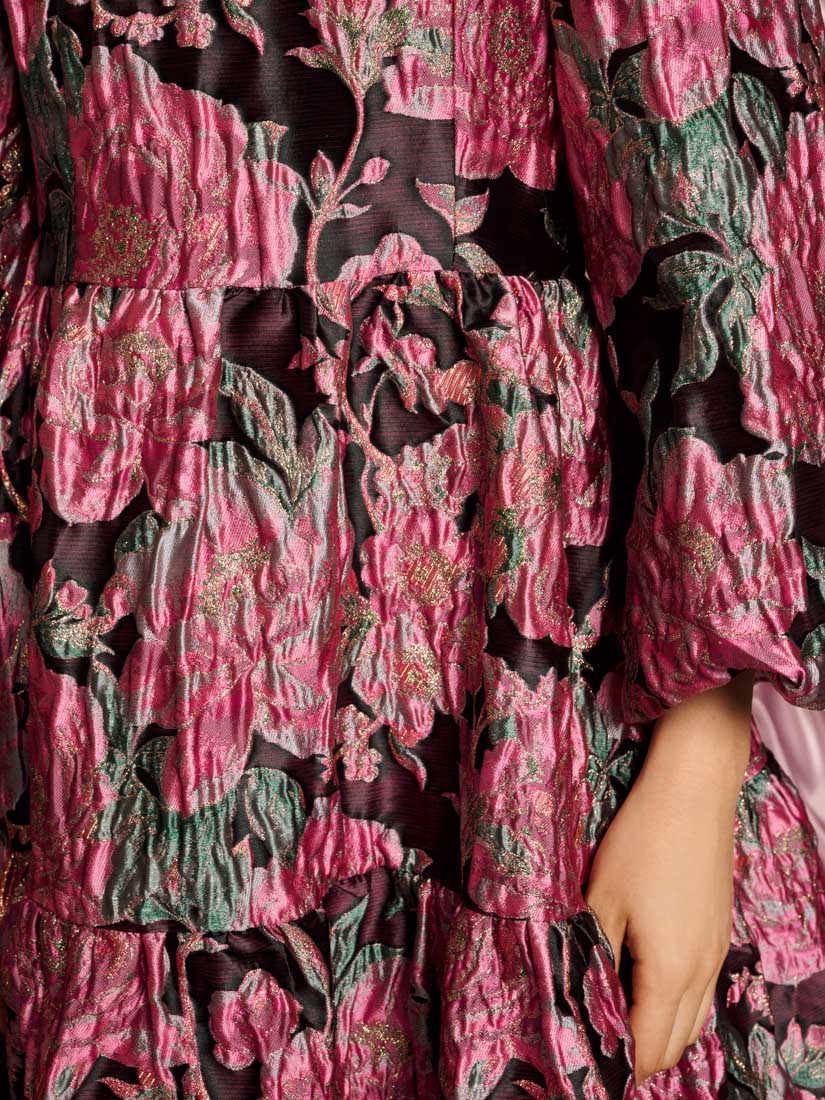 <b>DREAM</b> Gilda Jacquard Maxi Dress - Image 6