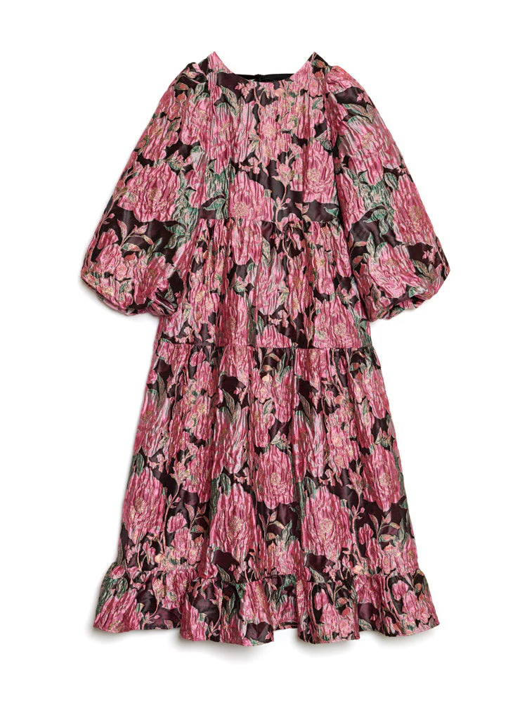 <b>DREAM</b> Gilda Jacquard Maxi Dress - Image 7