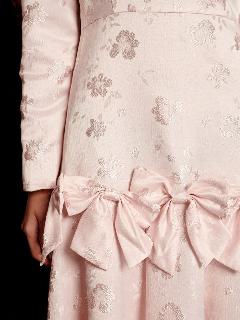 Gloss Jacquard Midi Dress - Image 6
