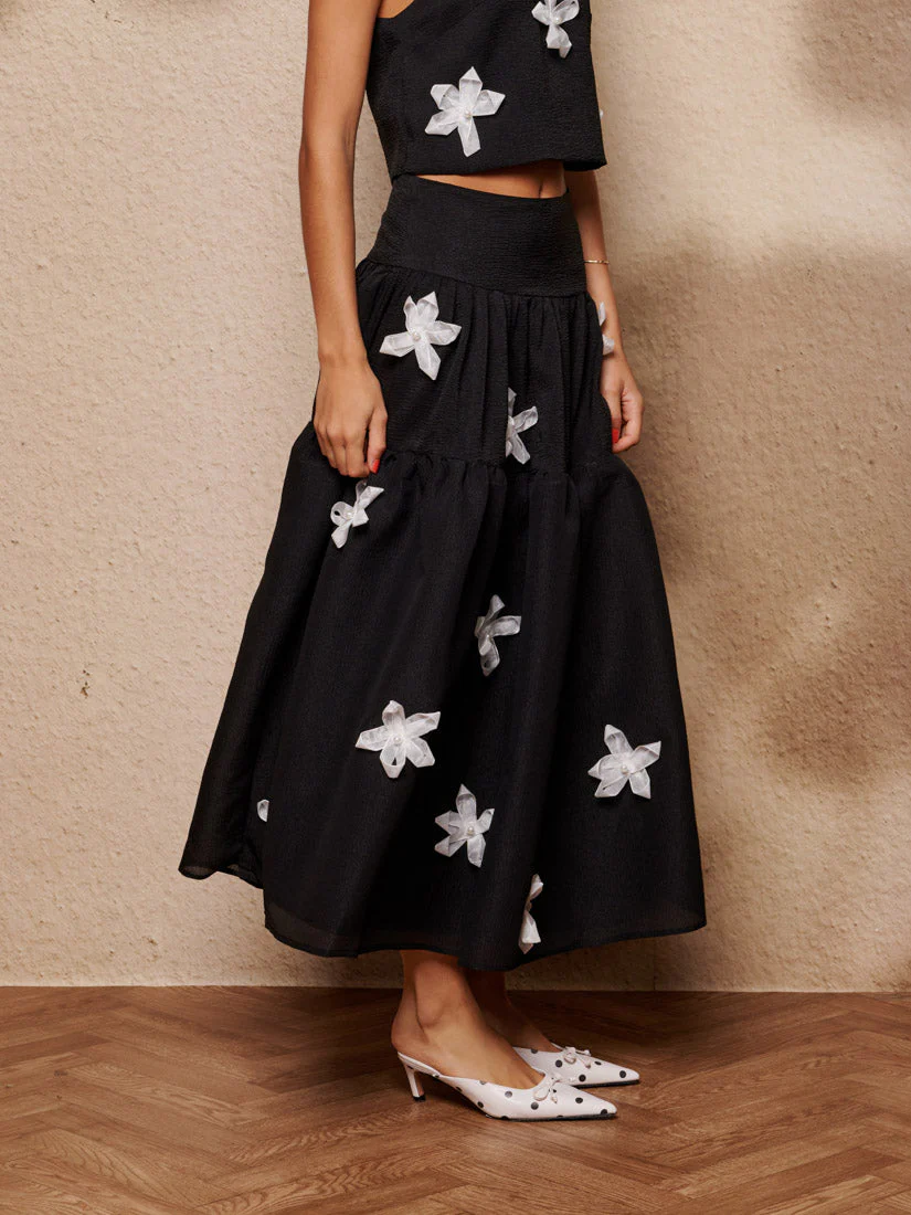 Glow Flora Midi Skirt - Image 2