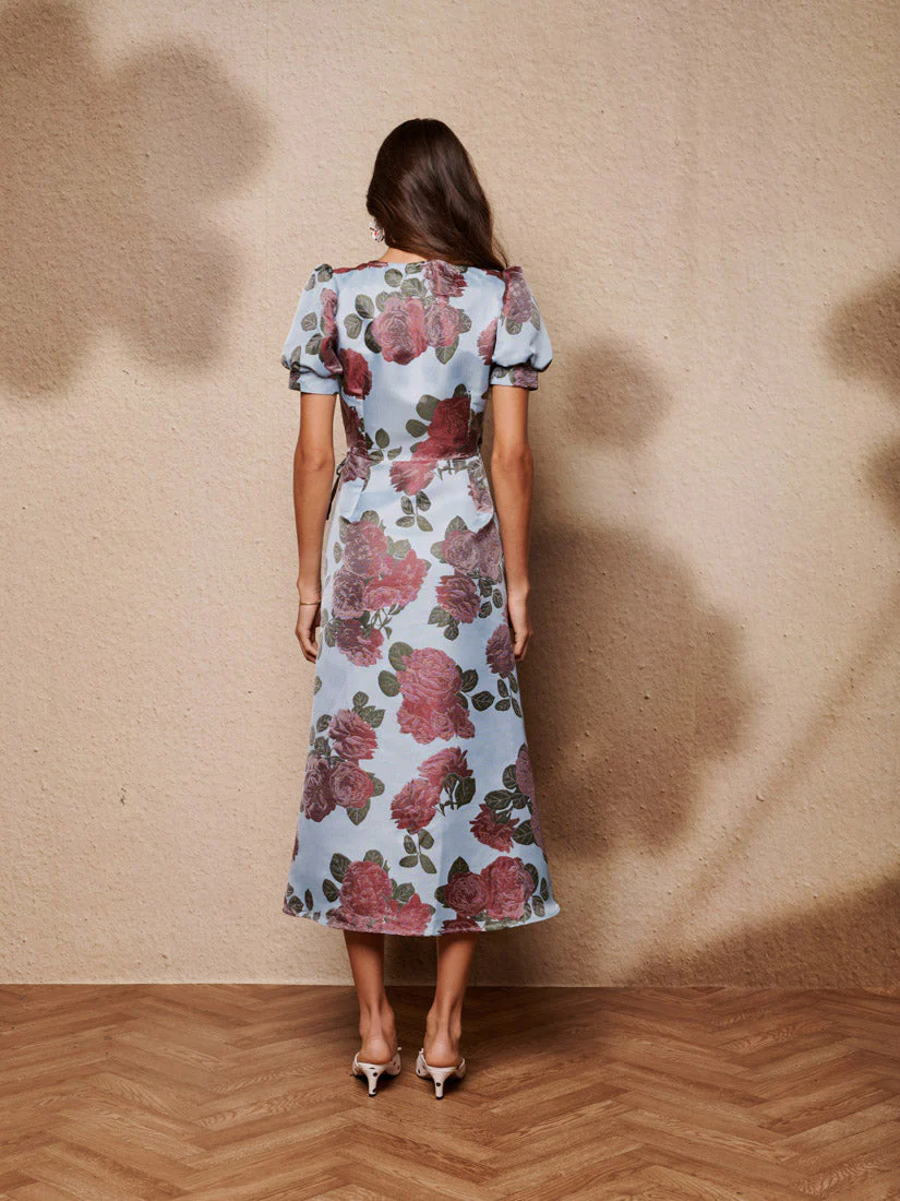 Glowstate Jacquard Wrap Dress - Image 3