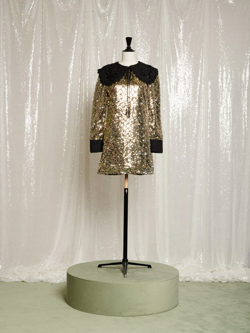 Gold Diamonds Mini Dress - Image 7