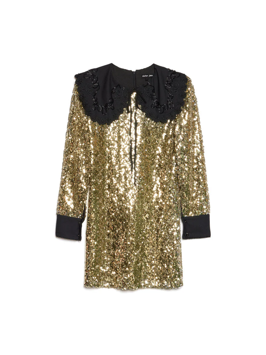 Gold Diamonds Mini Dress - Image 8