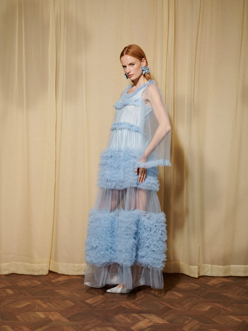 <b>DREAM</b> Halo Haze Tulle Maxi Dress - Image 3