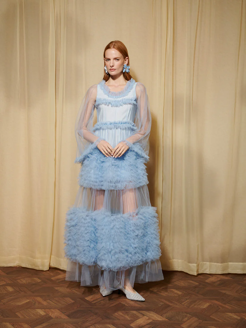 <b>DREAM</b> Halo Haze Tulle Maxi Dress - Image 4