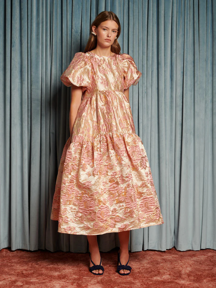 Harmonia Jacquard Midi Dress
