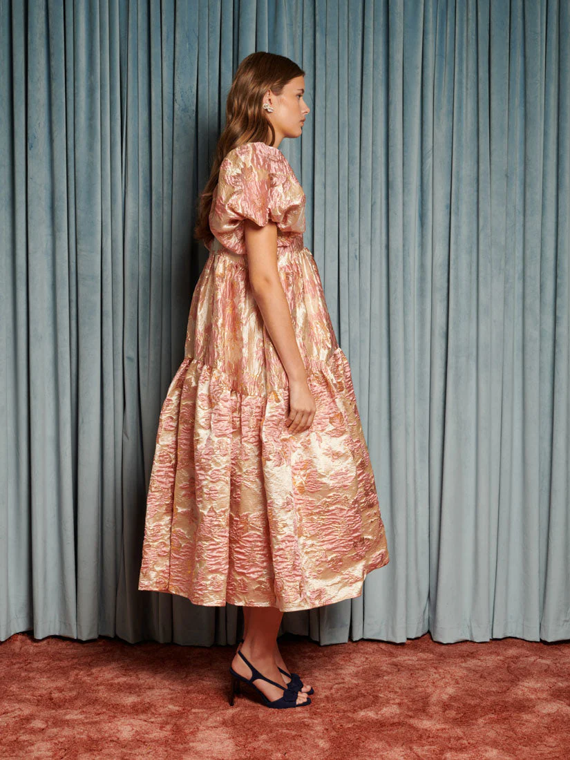 Harmonia Jacquard Midi Dress - Image 2