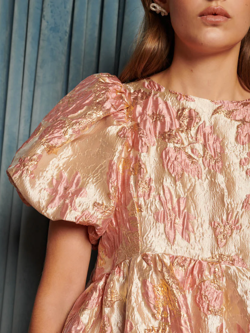 Harmonia Jacquard Midi Dress - Image 6