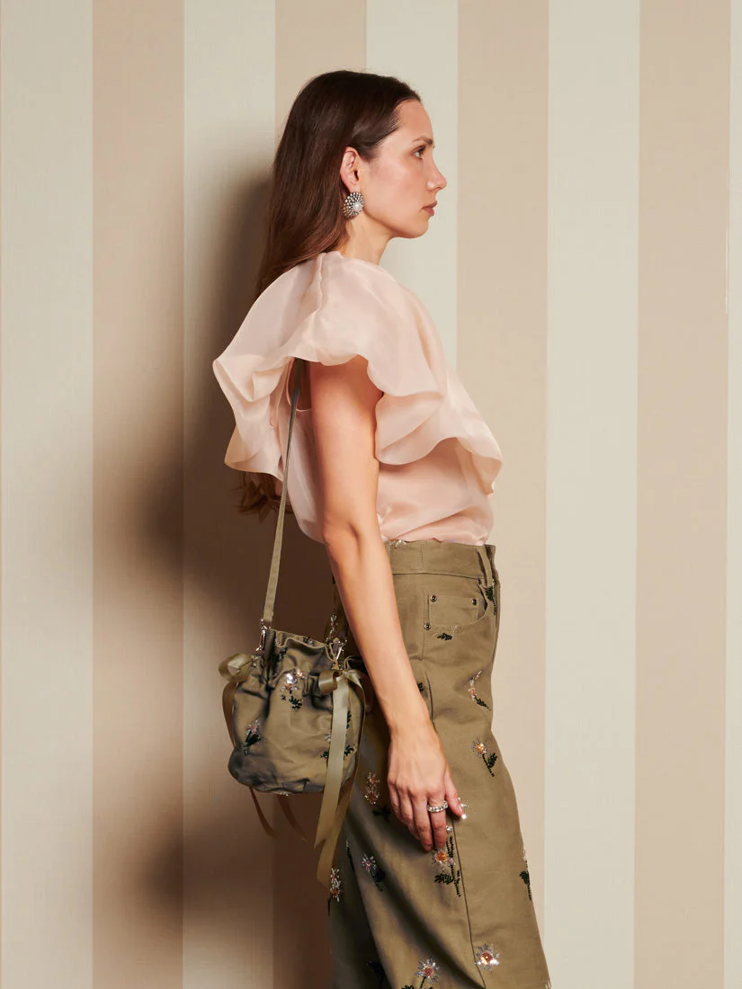 <b>DREAM</b> Harmony Organza Cape Blouse - Image 2