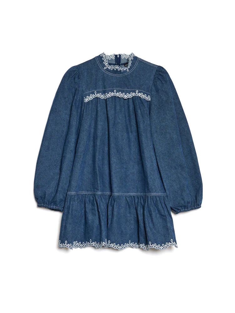 Haze Denim Mini Dress - Image 7