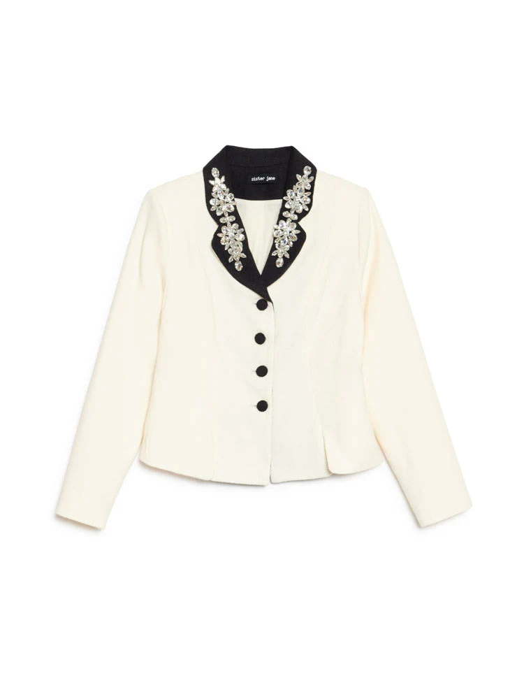 Hélène Boucle Fitted Blazer - Image 7