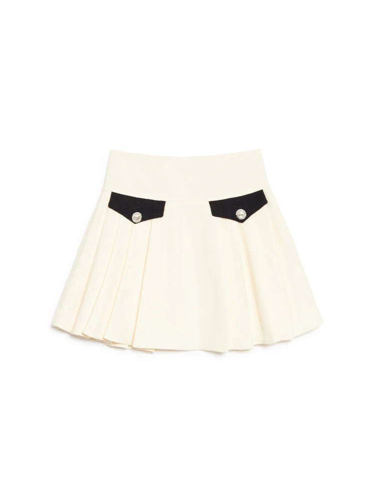 Hélène Boucle Pleated Skirt - Image 7