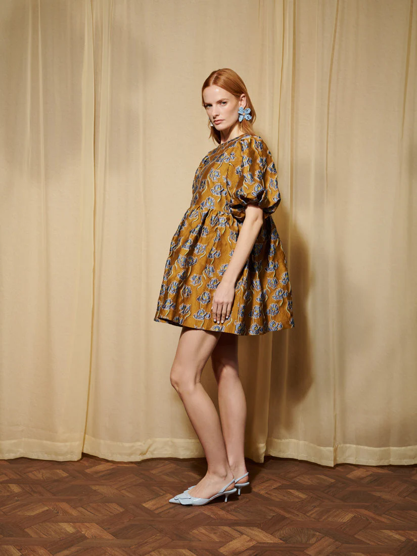 <b>DREAM</b> Honey Jacquard Mini Dress - Image 2