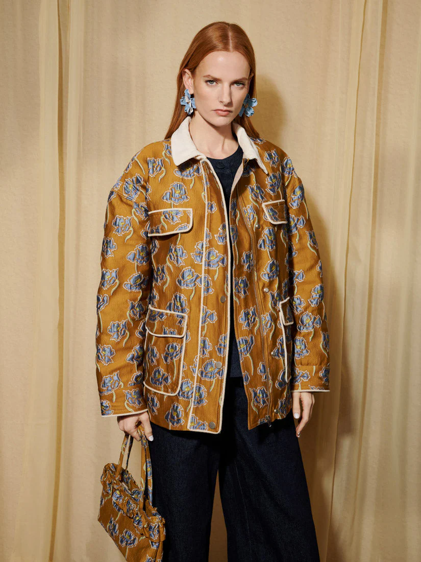 <b>DREAM</b> Honey Jacquard Padded Jacket