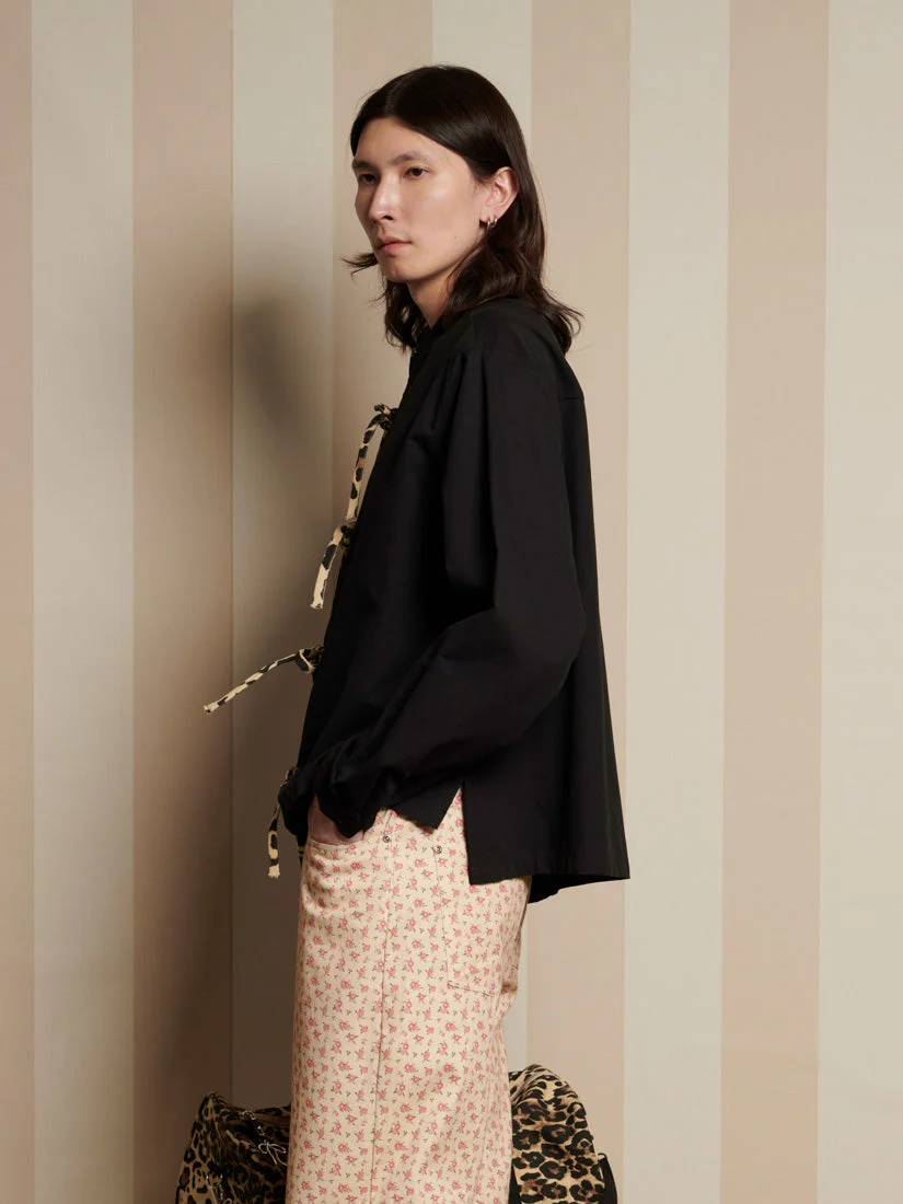 Howard Leopard Tie Shirt - Image 3