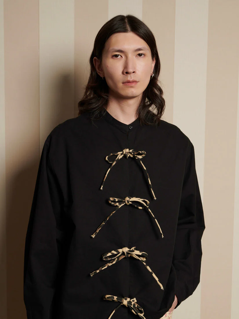 Howard Leopard Tie Shirt - Image 5