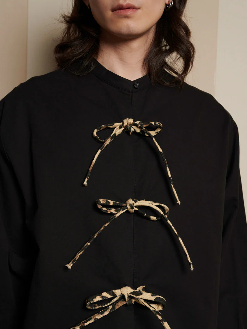 Howard Leopard Tie Shirt - Image 6