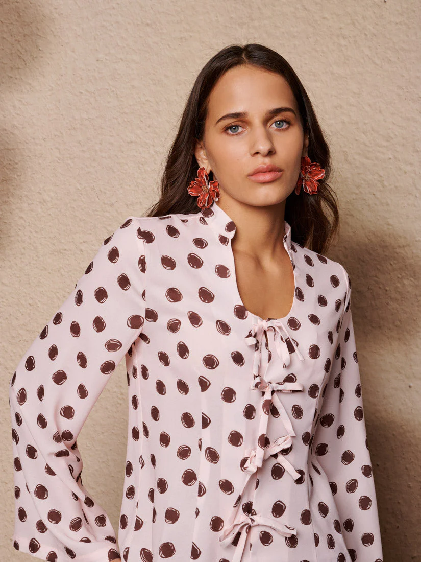 Illume Spot Pyjama Tie Top - Image 5