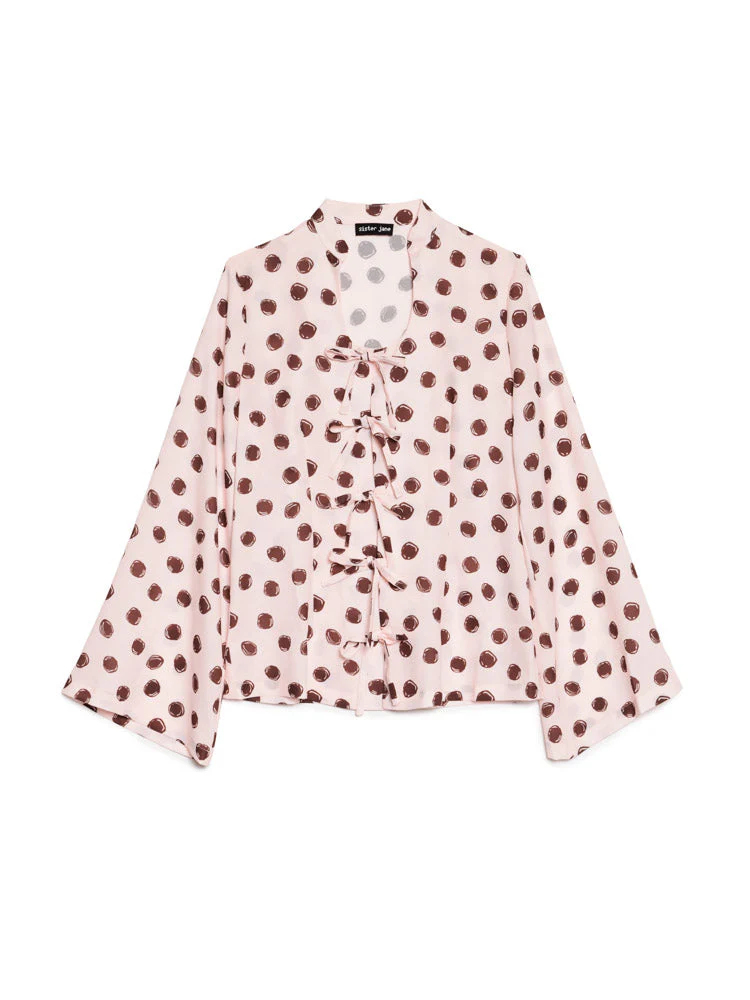Illume Spot Pyjama Tie Top - Image 7