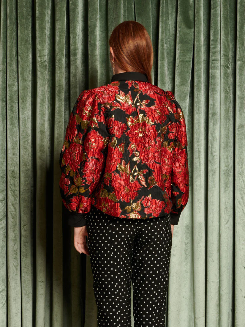 <b>DREAM</b> Illusions Jacquard Blouse - Image 3