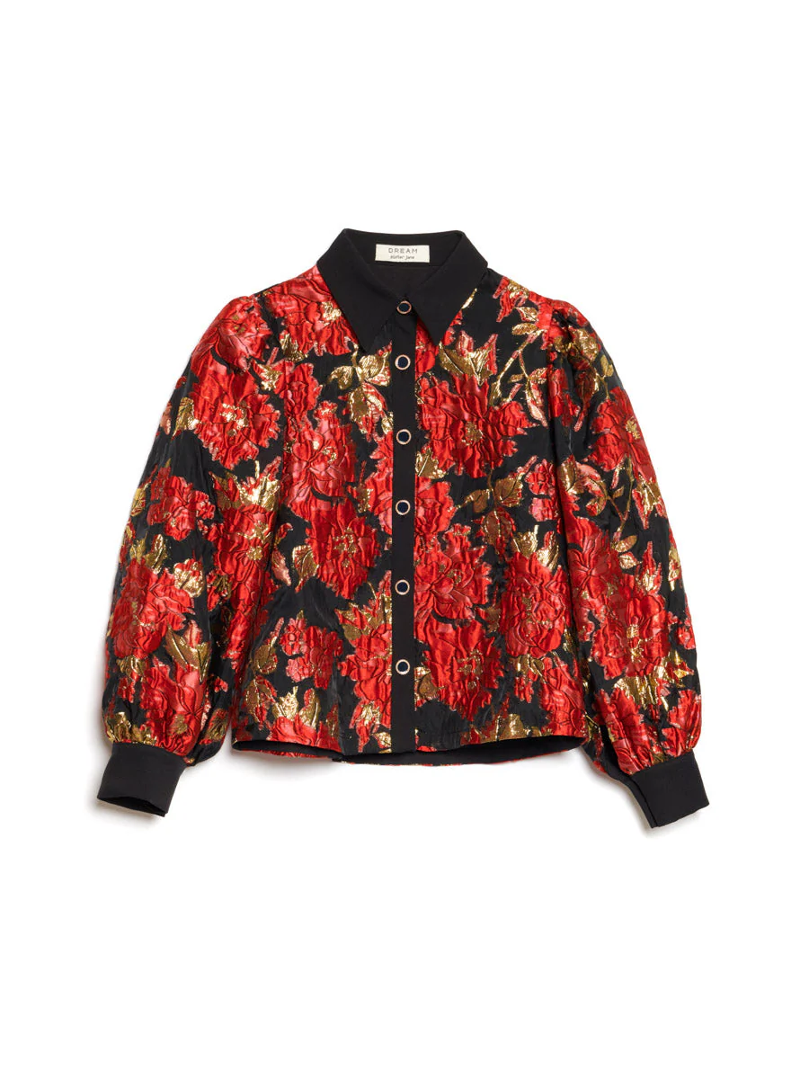 <b>DREAM</b> Illusions Jacquard Blouse - Image 7