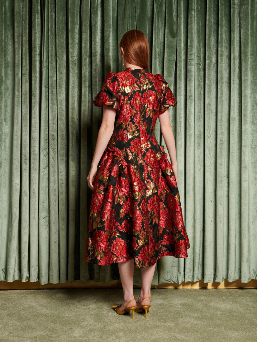 <b>DREAM</b> Illusions Jacquard Midi Dress - Image 3