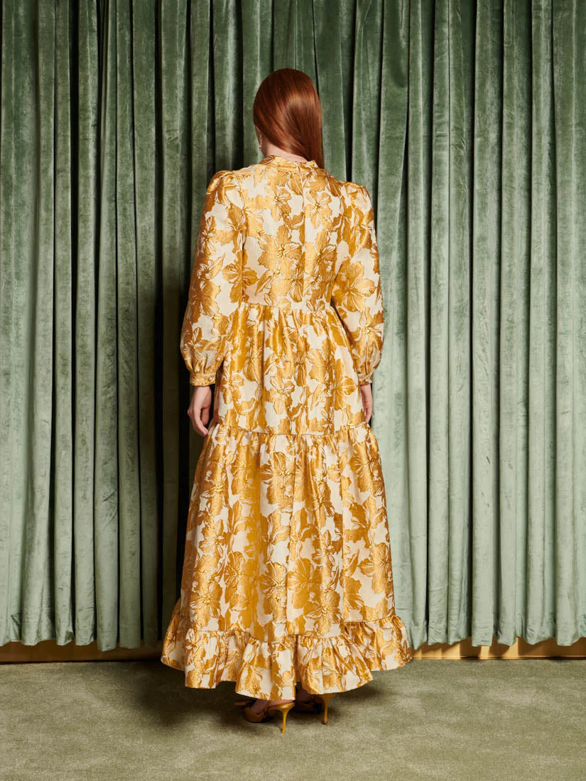 <b>DREAM</b> Imagine Jacquard Maxi Dress - Image 3