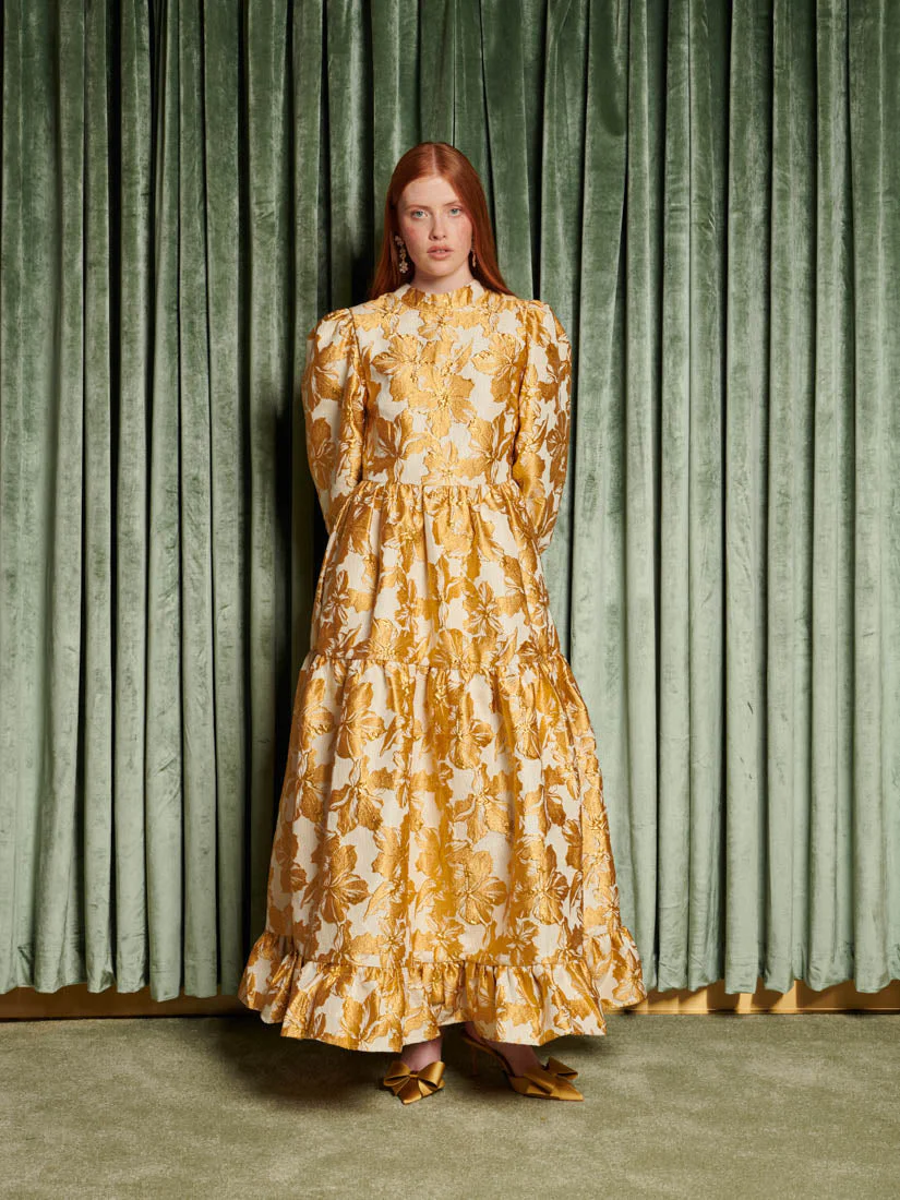<b>DREAM</b> Imagine Jacquard Maxi Dress - Image 4