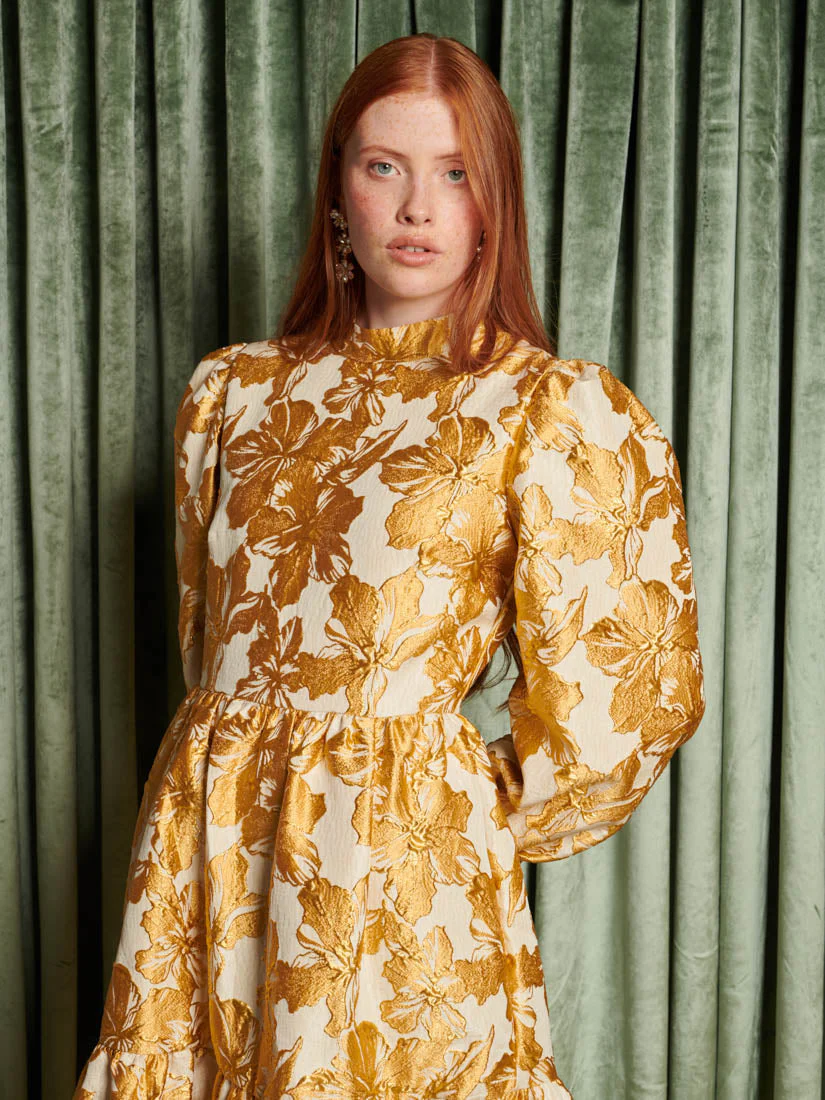 <b>DREAM</b> Imagine Jacquard Maxi Dress - Image 5