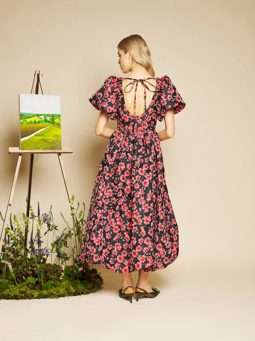 Impressions Jacquard Midi Dress - Image 3